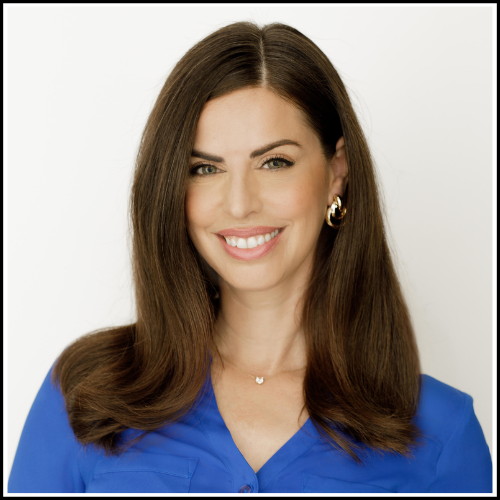 Professional portrait of Lirone Glikman speaking about personal branding, global networking, and building authentic business relationships in the AI-driven era.